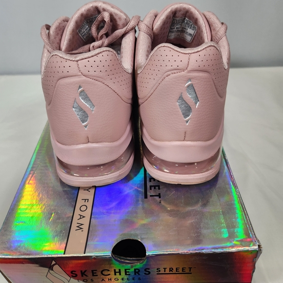 Skechers Uno 2 Women's Pink Sneakers - Picture 6 of 13